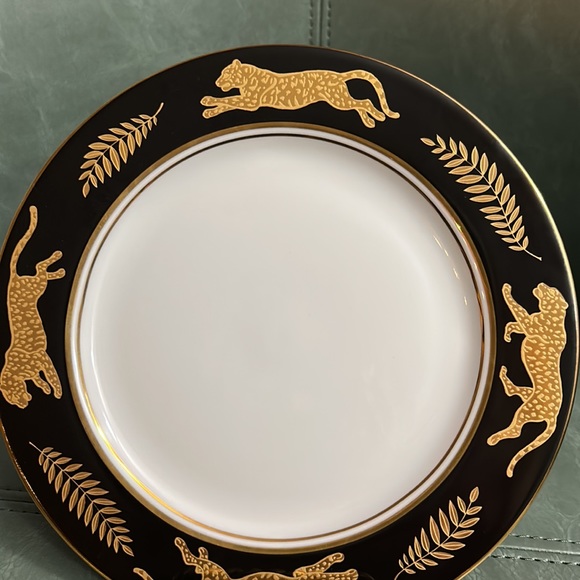 Lynn Chase Salad Plate Jaguar Gold 1998 - Picture 3 of 5